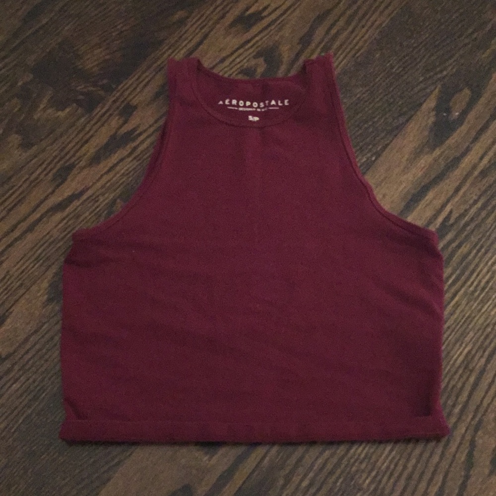 Maroon Crop top